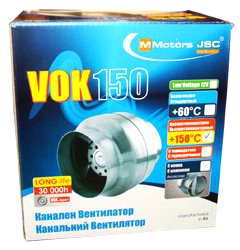 МMotors вентилятор высокотемпературный ВОК 150 120